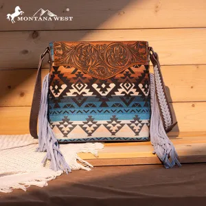 Montana West Tooled Aztec Crossbody