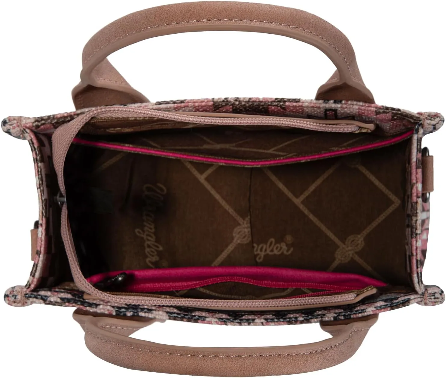 Montana West x Wrangler Mini Tote Bag for Women Boho Aztec Crossbody Purse Top Handle Handbags