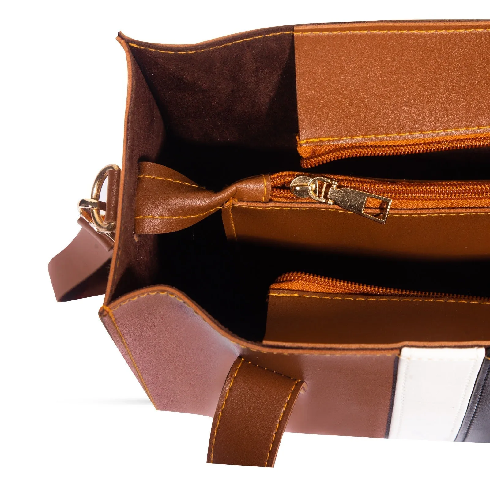 Morocco 3Pcs Shoulder Bag Brown
