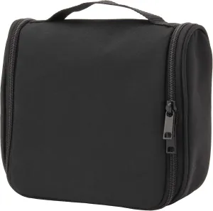 MUJI Polyester Hanging Travel Case, 16 cm Width x 19 cm Depth x 6 cm Height, Black