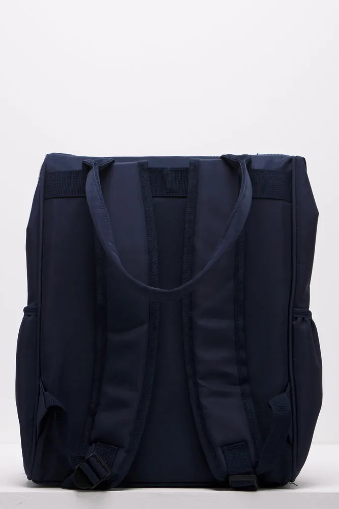 Navy Upper Handle Backpack