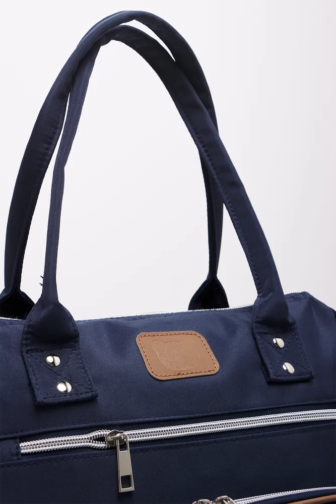 Navy Upper Handle Backpack