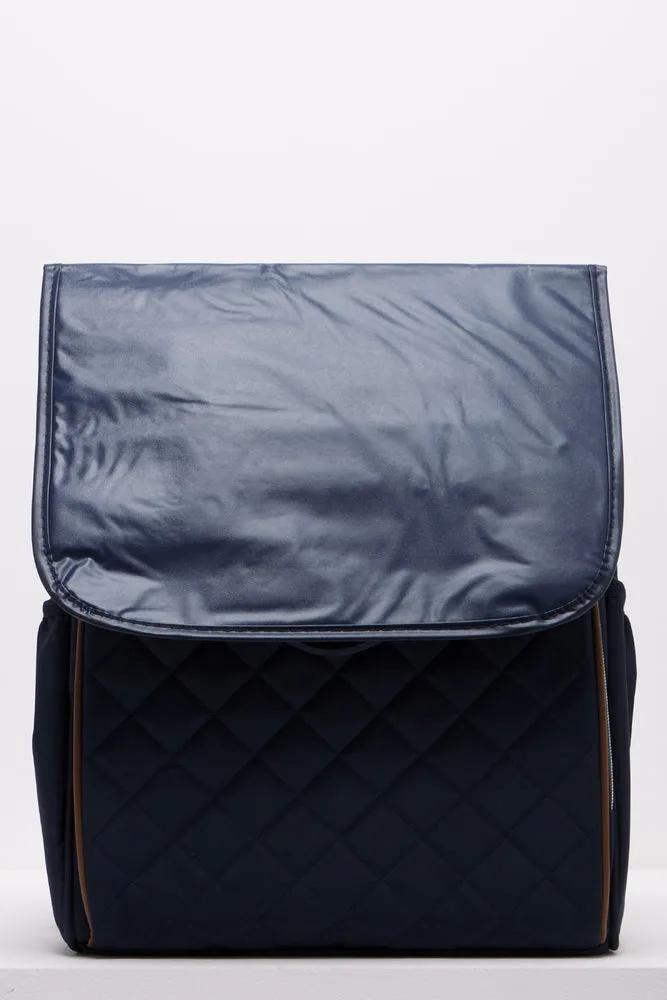 Navy Upper Handle Backpack