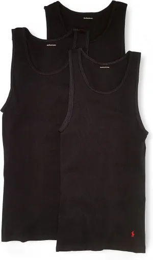 POLO RALPH LAUREN Men's Classic Fit Cotton Tanks 3-pack