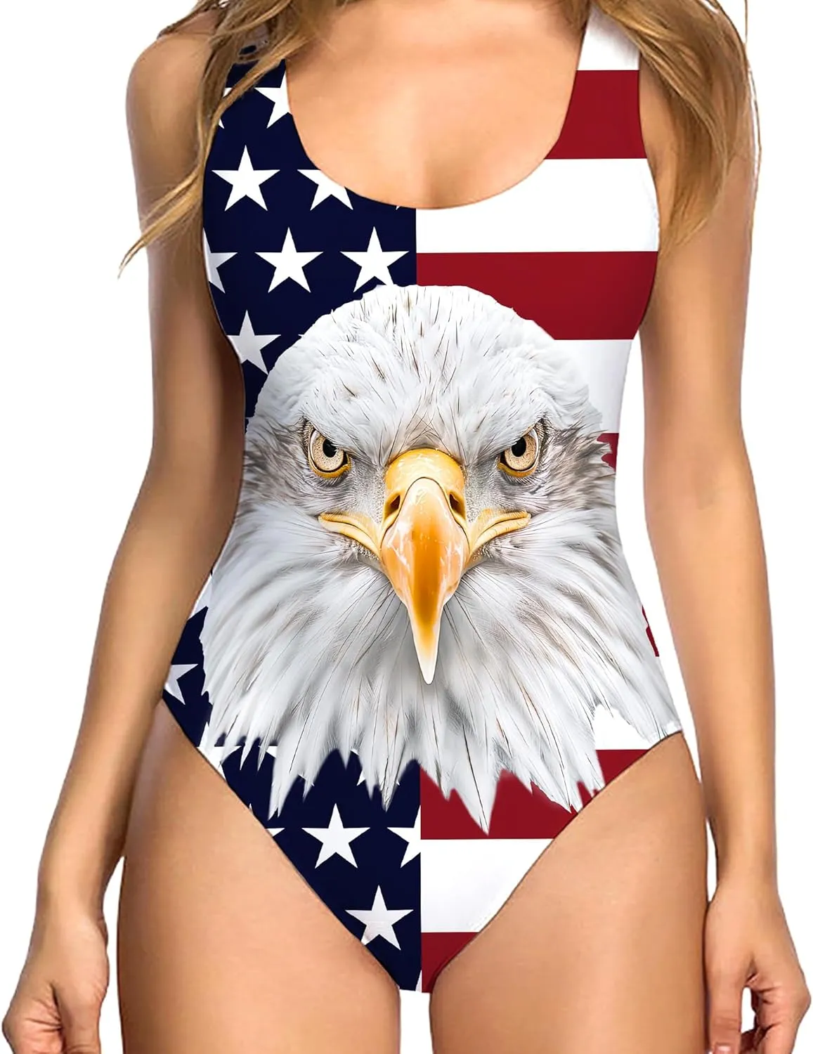 RAISEVERN One Piece Swimsuit for Women Hawaiian Novelty 3D Print Bathing Suit Swim Beachwear