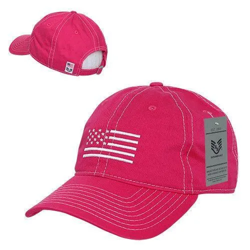 Rapid Dominance USA Flag Embroidered Patriotic Relaxed Baseball Caps Hats Unisex