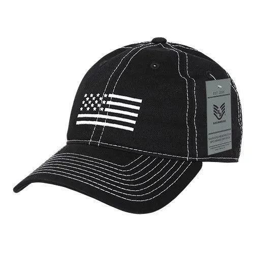 Rapid Dominance USA Flag Embroidered Patriotic Relaxed Baseball Caps Hats Unisex