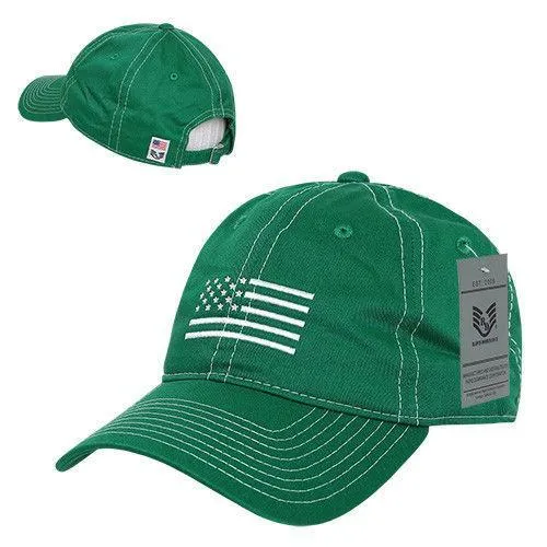 Rapid Dominance USA Flag Embroidered Patriotic Relaxed Baseball Caps Hats Unisex