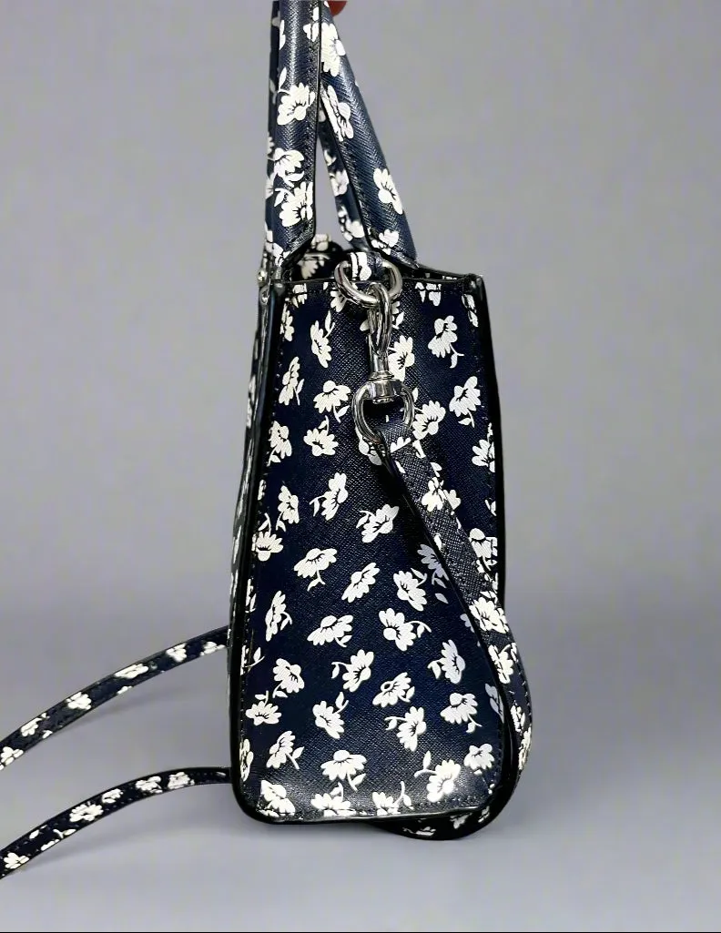 Rebeca Minkoff black floral crossbody