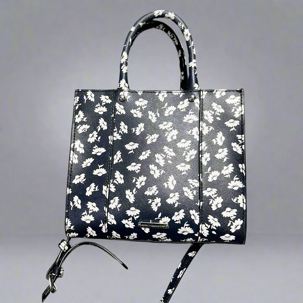 Rebeca Minkoff black floral crossbody