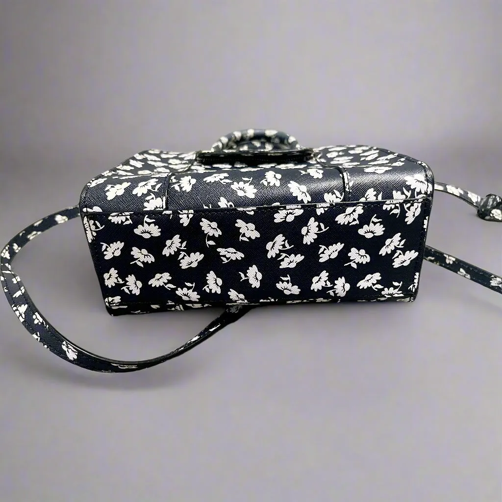 Rebeca Minkoff black floral crossbody