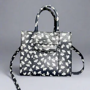 Rebeca Minkoff black floral crossbody