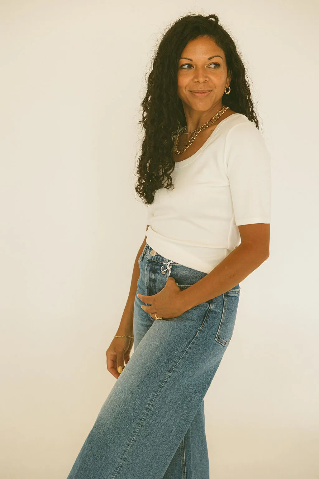 Street Fest Scoop Neck Top