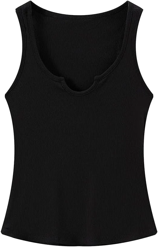 Summer Tank Top for Women 2025 Womens Tank Tops Sleeveless Top Basics Camisole Cute Yoga Gym Shirts