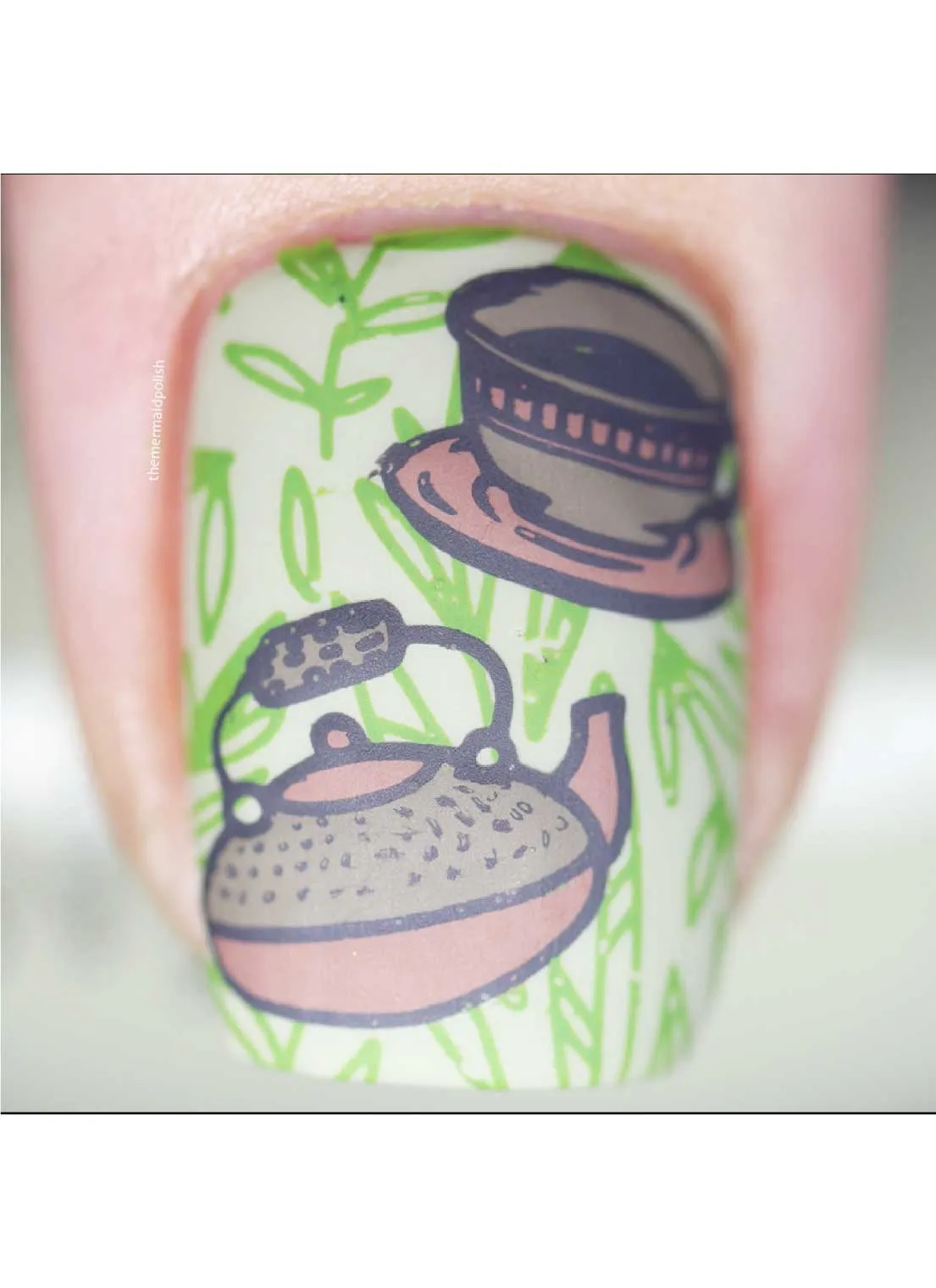 Tea Time - Uber Chic Mini Stamping Plate