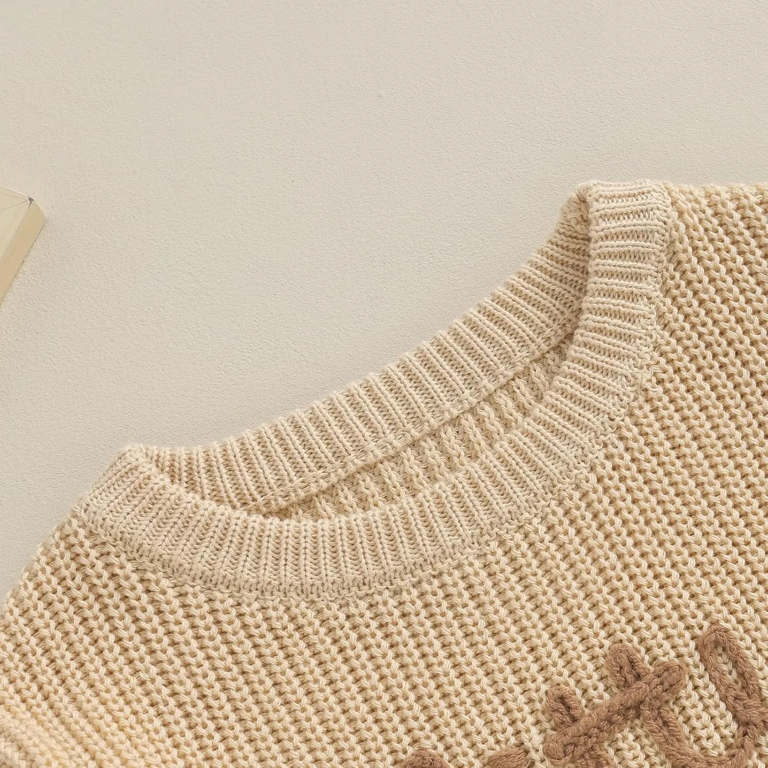 Toddler Baby Girl Boy Long Sleeve Knit Sweater Brothers Sisters Letter Embroidery Round Neck Pullover Fall Winter Tops