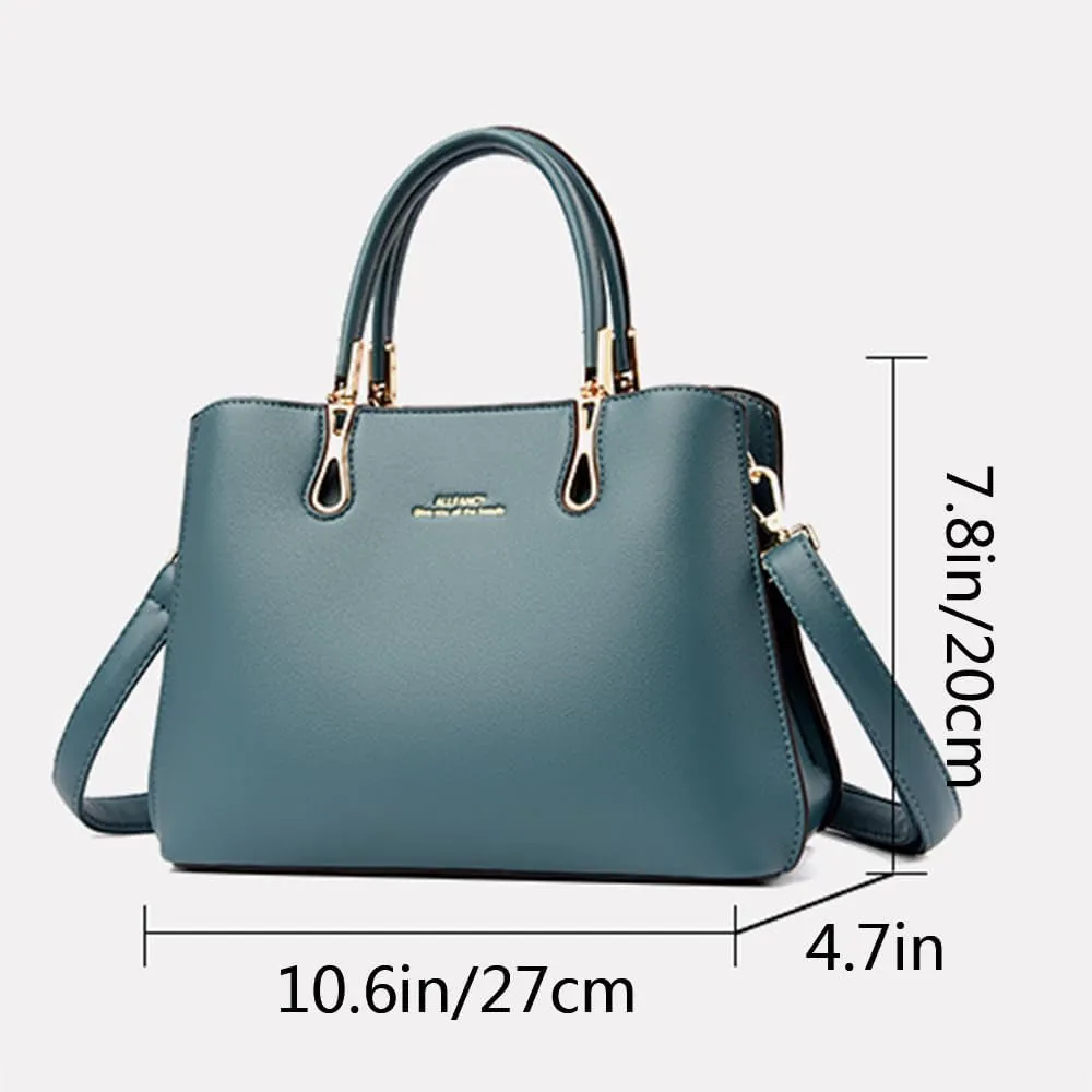 Top Handle Handbags Purses for Women PU Leather Elegant Crossbody Shoulder Bag Satchel Tote