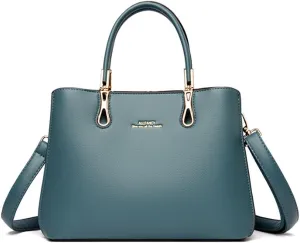 Top Handle Handbags Purses for Women PU Leather Elegant Crossbody Shoulder Bag Satchel Tote