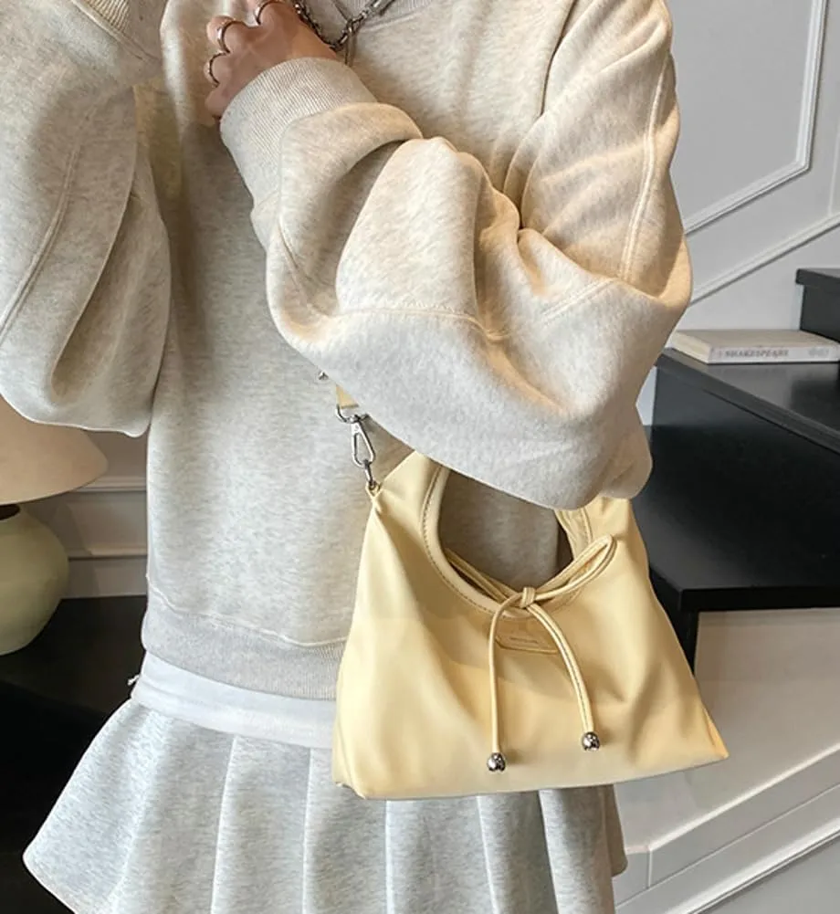 Trendy Crossbody Purse for Women Top-handle Handbags Satchel Bag PU Leather Shoulder Bag