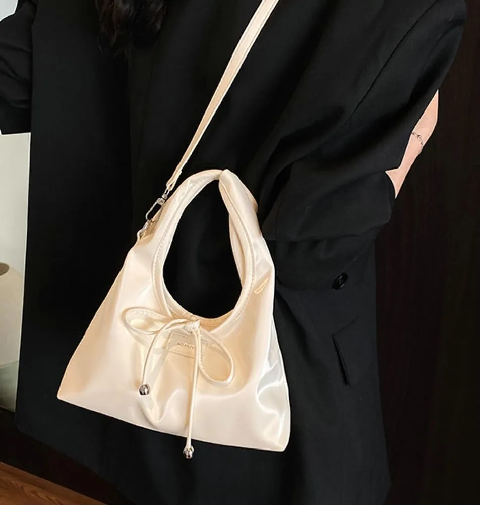 Trendy Crossbody Purse for Women Top-handle Handbags Satchel Bag PU Leather Shoulder Bag