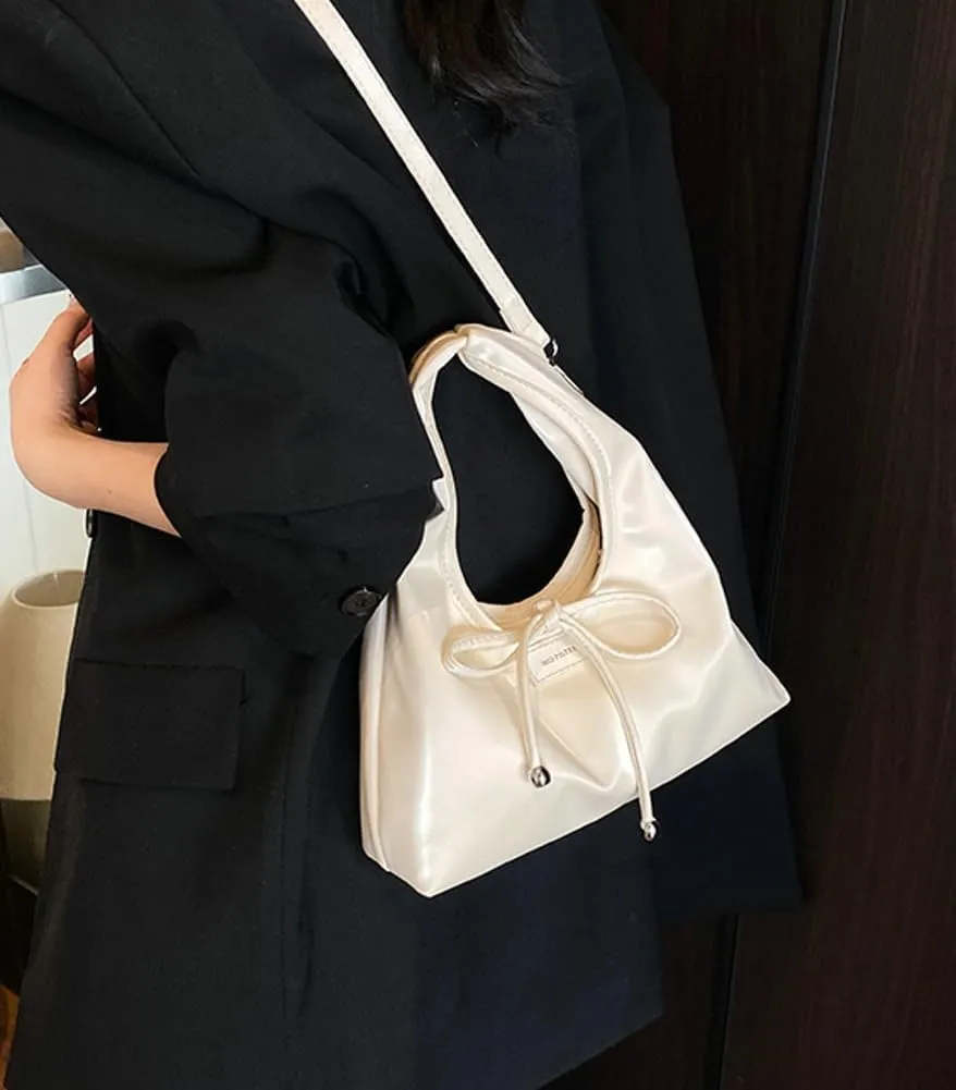 Trendy Crossbody Purse for Women Top-handle Handbags Satchel Bag PU Leather Shoulder Bag