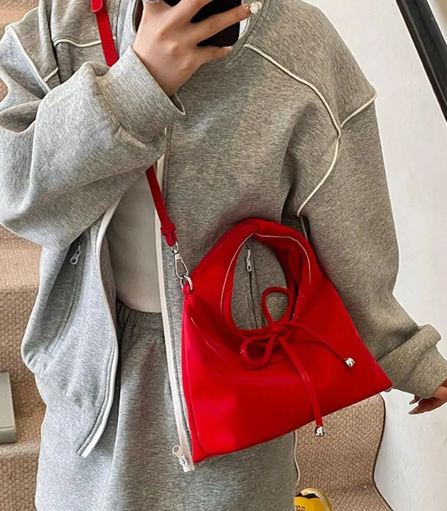 Trendy Crossbody Purse for Women Top-handle Handbags Satchel Bag PU Leather Shoulder Bag