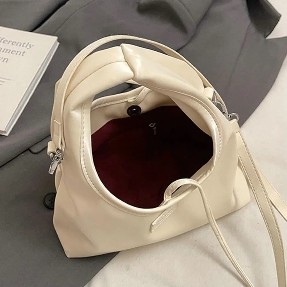 Trendy Crossbody Purse for Women Top-handle Handbags Satchel Bag PU Leather Shoulder Bag