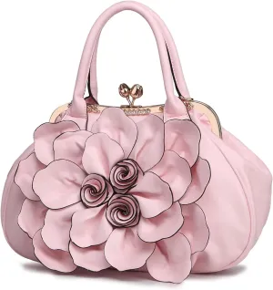 Veroders Women Evening Bags Floral Novelty Handbags Clutches Chain Strap Shoulder Bag Wristlet Handbag Wedding Party Purse