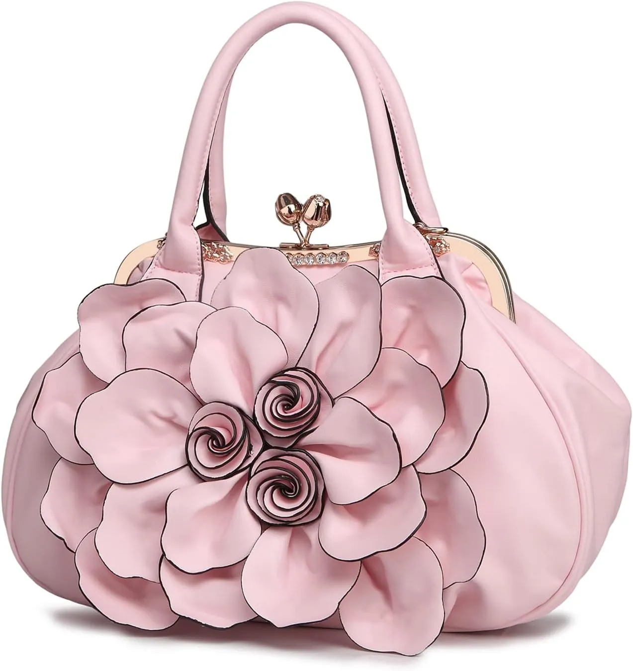 Veroders Women Evening Bags Floral Novelty Handbags Clutches Chain Strap Shoulder Bag Wristlet Handbag Wedding Party Purse