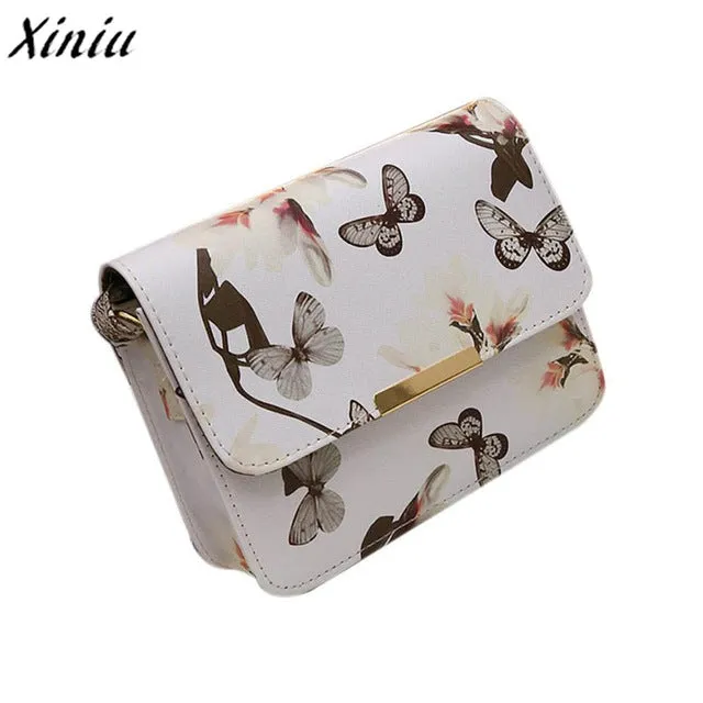 Very popular Women Floral leather Shoulder Bag Satchel Handbag Retro Messenger Bag PU  saco de ombro das mulheres