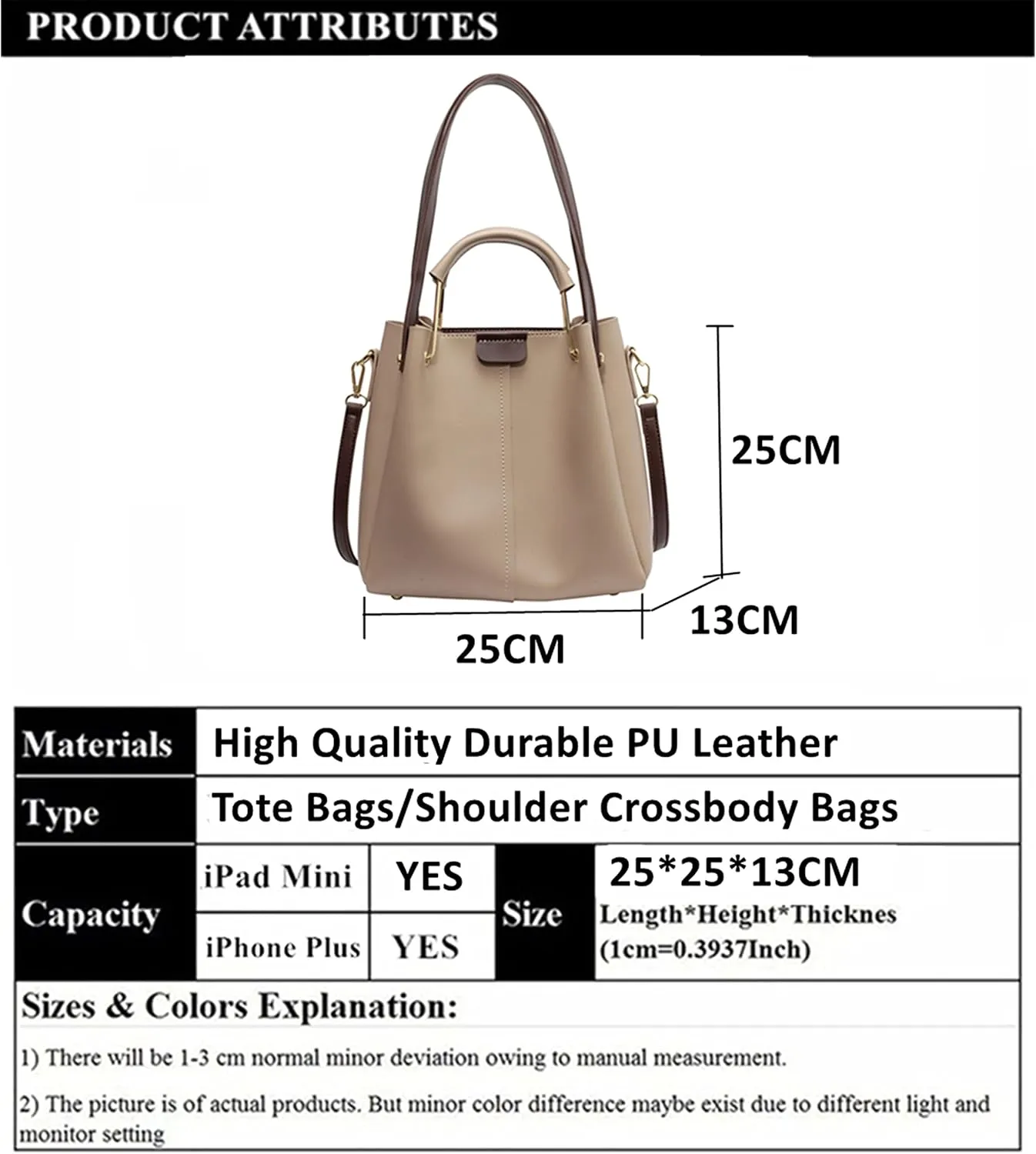 Women Metal Short Handl Bucket Handbags Small Women Handbags Ladies Shoulder Crosssbody Bags