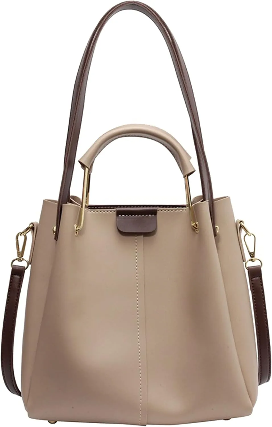 Women Metal Short Handl Bucket Handbags Small Women Handbags Ladies Shoulder Crosssbody Bags