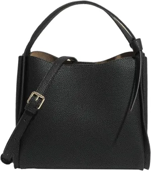 Women's Fashion Genuine Leather Shoulder Crossbody Bag Small Bucket Handbags Tote Purse Ladies Work Satchel