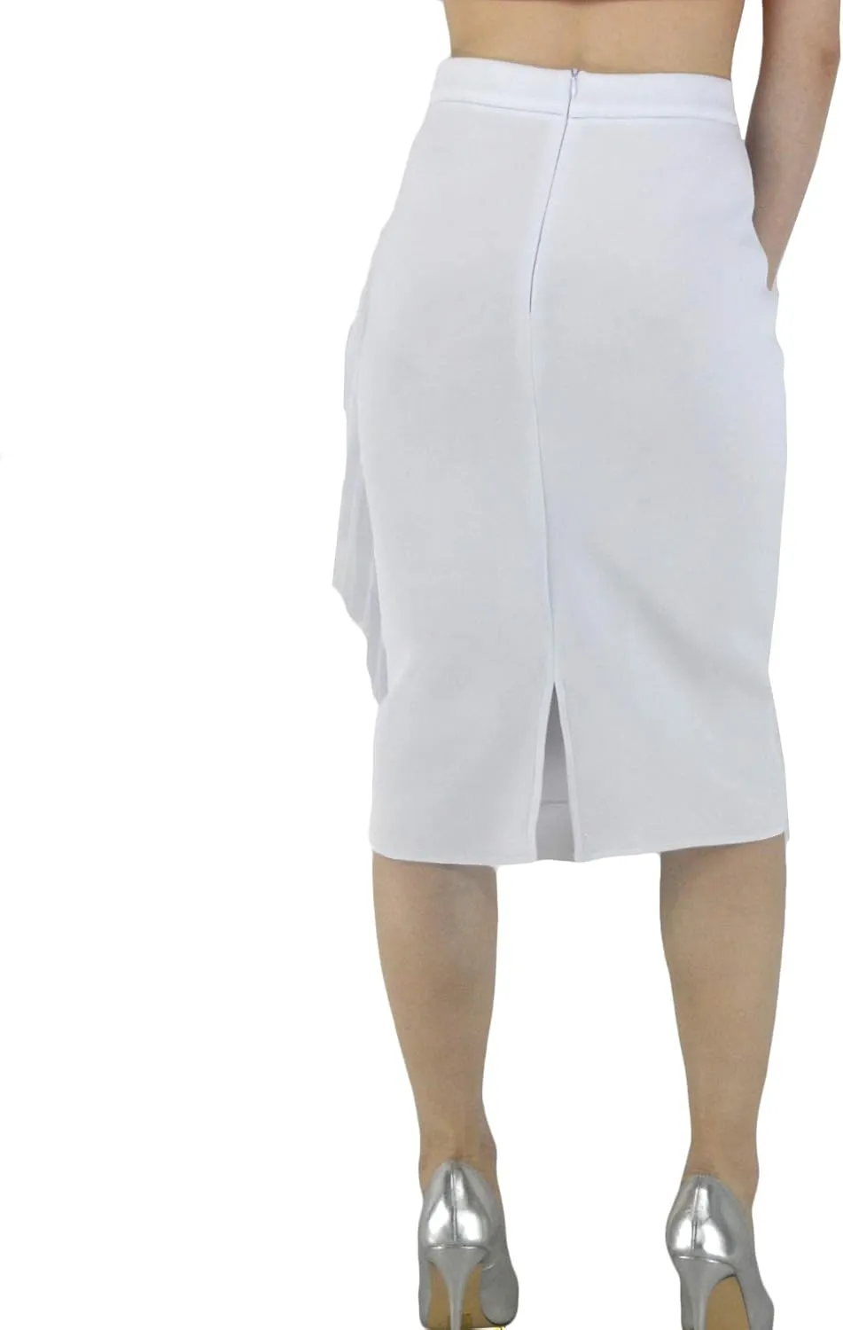 Women's High Waist A-Line Pleated Solid Vintage Swing Maxi Skirts Midi Skirt Party