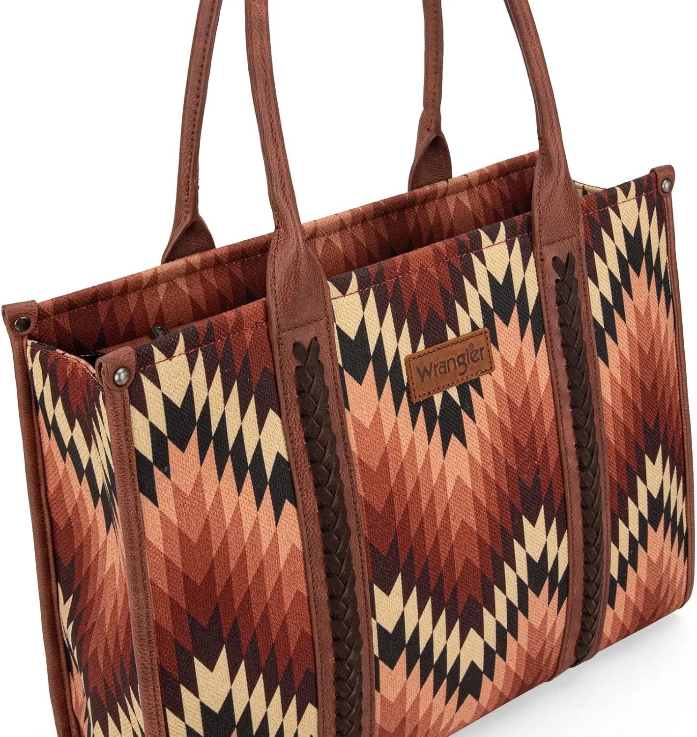 Wrangler Aztec Tote Bag for Women Western Top Handle Handbags and Purses