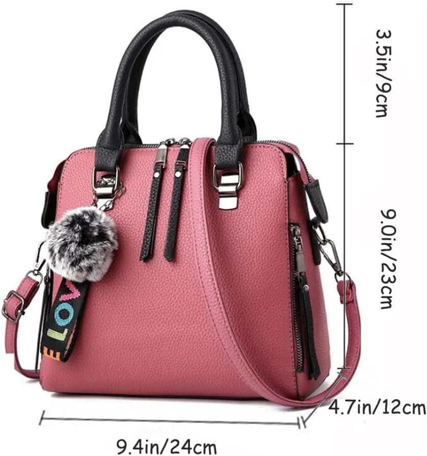 YAQUNICER Small Top-Handle Handbags Hobo Clutch Satchel for Women Purse Faux Leather Shoulder Crossbody Bag
