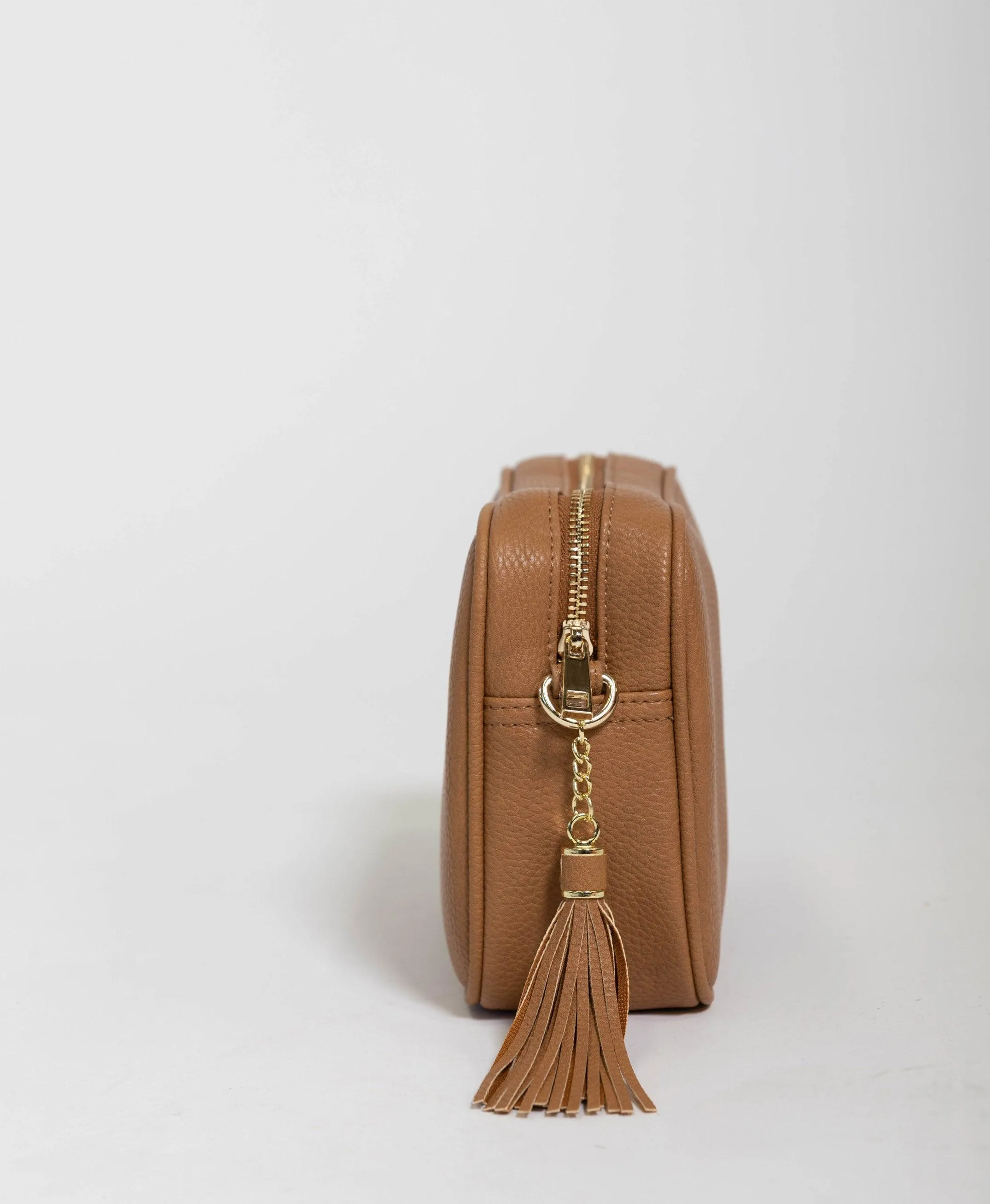 Zoe Crossbody Bag - Tan/Lolly Stripe